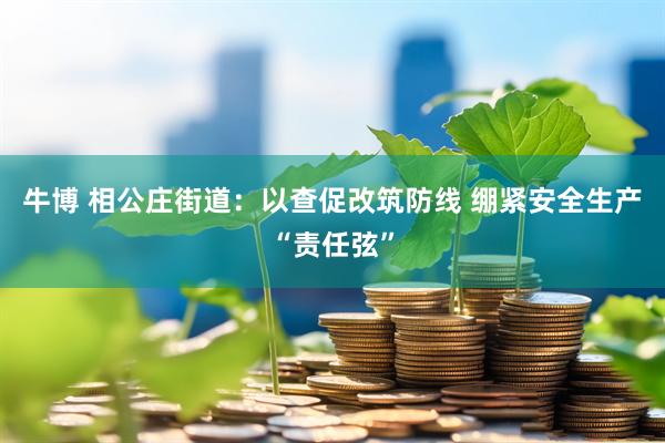 牛博 相公庄街道：以查促改筑防线 绷紧安全生产“责任弦”